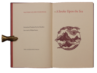 Item #113 A Stroke Upon the Sea.; Selected and Translated by Jan Schreiber. Walther Von der...