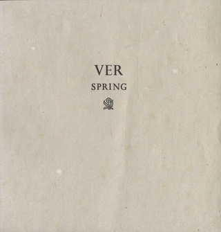 Item #168 Ver | Spring.; When dasies pied, and violets blew, and Cuckow-budds of yellow hew: …....