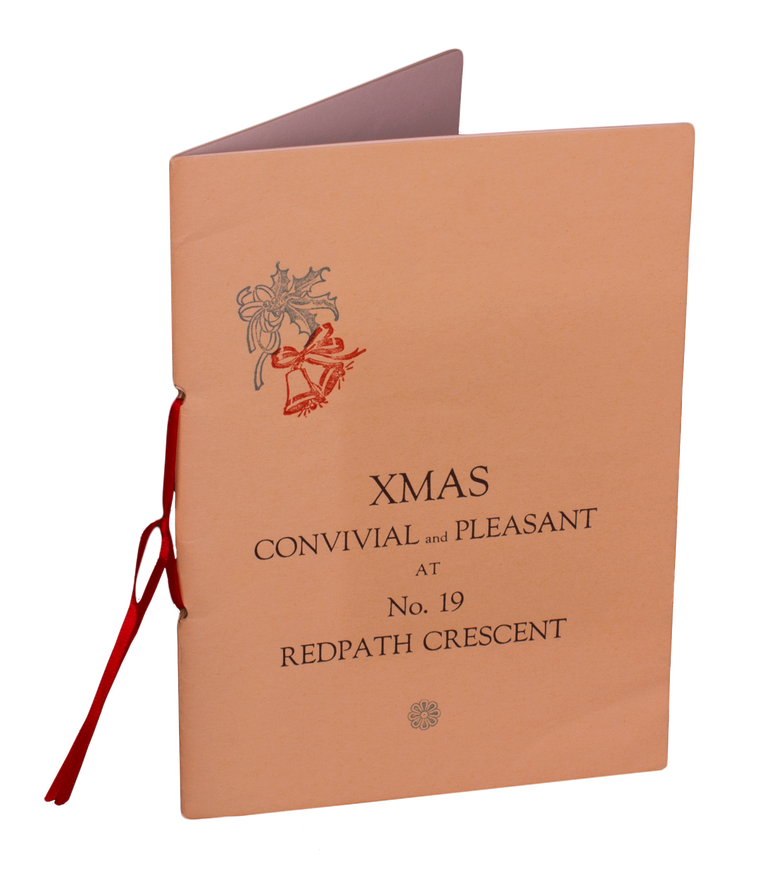 Item #174 Xmas Convivial and Pleasant at No. 19 Redpath Crescent. Stephen LEACOCK.