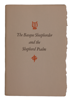 The Basque Sheepherder and The Shepherd Psalm.