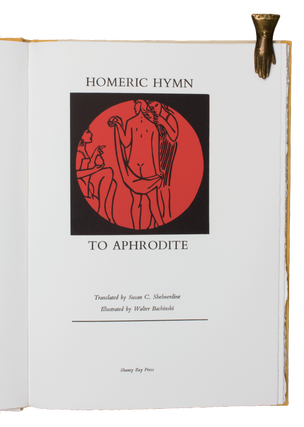 Item #186 Homeric Hymn to Aphrodite; | Translated by Susan C. Shelmerdine | Illustrated by Walter...