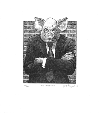 Item #188 Pig Headed. Jim WESTERGARD