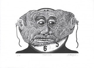 Item #190 Face Mask. Jim WESTERGARD