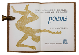 Item #200 Poems | Leaves are falling on the rivers | fruits are falling in the garden. David A....