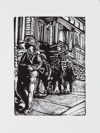 Pierre Elliott Trudeau | La Vie en Rose; | A Biography Told in 80 Wood Engravings.