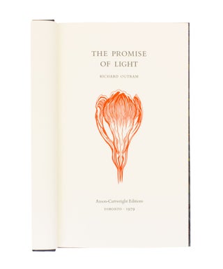 Item #256 The Promise of Light. Richard OUTRAM