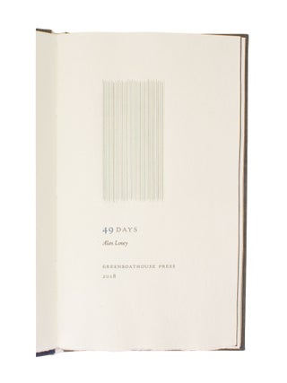 Item #259 49 Days. Alan LONEY