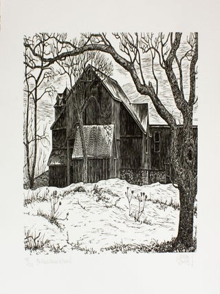 Item #277 The Apple Barn in March. Gerard Brender à. Brandis, Wood Engraving