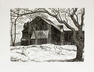 Item #277 The Apple Barn in March. Gerard Brender à Brandis, Wood Engraving