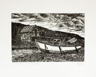 Item #279 The Boat from Cupids, Newfoundland. Gerard Brender à Brandis, Wood Engraving