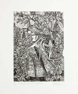 Item #280 Concerto for Cymbidium and Violin. Gerard Brender à. Brandis, Wood Engraving