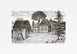 Item #285 Nova Scotian Farmstead. Gerard Brender à Brandis, Wood Engraving