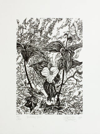 Item #289 Trillium Trio. Gerard Brender à. Brandis, Wood Engraving