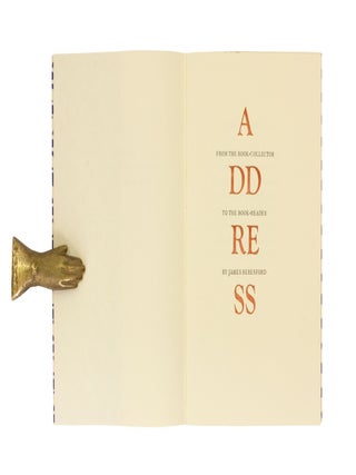 Item #294 Address from the Book-collector to the Book-Reader. James Beresford