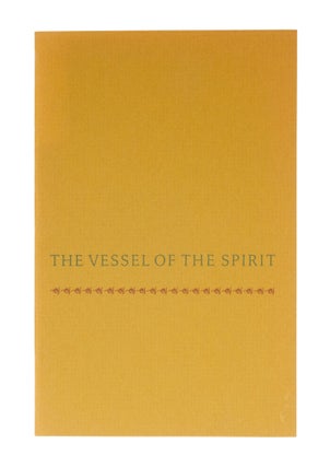Item #303 The Vessel of the Spirit; | Thoughts on book typography by Christian Heinrich Kleukens....
