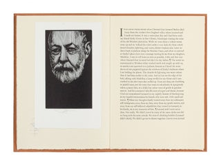 Item #319 Leonard Baskin | 1922 - 2000; | a recollection & an engraving by Barry Moser. Barry Moser