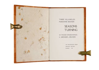 Seasons Turning; | Three Villanelles: Marianne Brandis | 20 Wood Engravings: G. Brender à Brandis