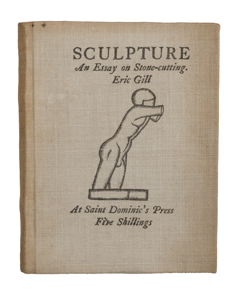 Item #34 Sculpture | An Essay on Stone-cutting, with a preface about God, by Eric Gill, T.O.S.D. Eric GILL.