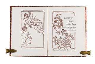 Item #343 Larkspur and Lad’s Love; Edited by Clare MacCulloch | Lino-cuts by G. Brender à...