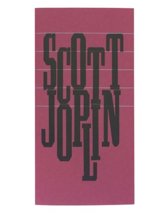 Item #359 Scott Joplin; | & the music of Ragtime | A most miscellaneous selection of criticism,...