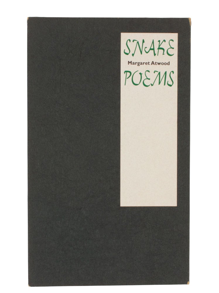 Item #360 Snake Poems. Margaret ATWOOD.