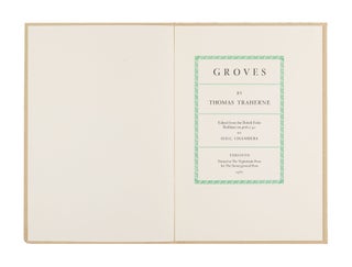 Item #364 Groves; | Edited from the Dobell Folio | Bodleian ms.poet.c.42 | by D.D.C. Chambers....