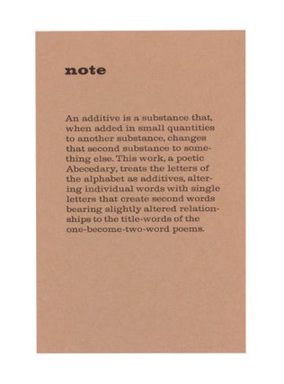 additives