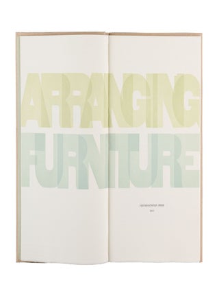 Item #367 Arranging Furniture. Greenboathouse Press