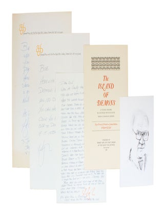 The Island of Demons; | A verse play based on a Canadian Legend | With images by Ray Cattell