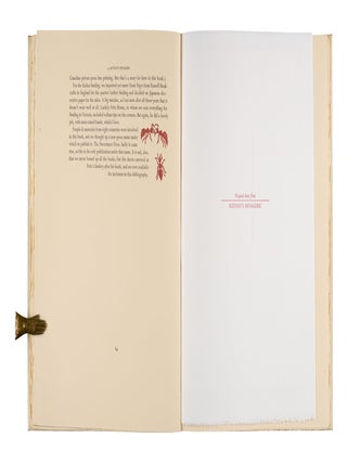 Reid’s Leaves; | A bibliography of the books from the private press of Robert R. Reid, published in Vancouver from 1949 to 1962. With commentaries by him and sample sheets from three of his books. Preface by Takao Tanabe.