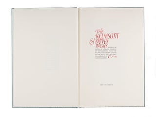 The Kelmscott & Doves Presses; An Essay by Alfred W. Pollard, Presented with Leaves from the Kelmscott Golden Legend and the Doves English Bible | Calligraphy by Martin Jackson