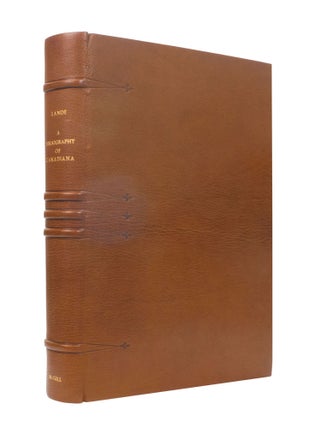 The Lawrence Lande Collection of Canadiana in the Redpath Library of McGill University | A Bibliography; | Collected, Arranged, and Annotated by Lawrence Lande | With an Introduction by Edgar Andrew Collard
