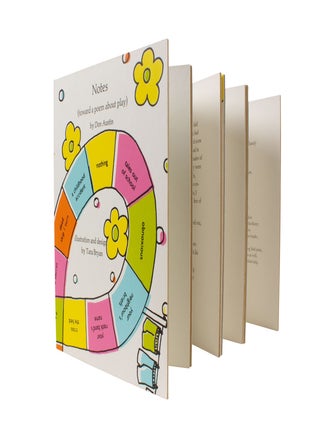 Item #425 Notes (toward a poem about play); | illustration and design by Tara Bryan. Don Austin