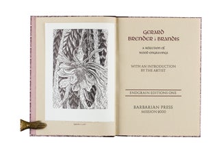 Item #435 Gerard Brender à Brandis; | A Selection of Wood Engravings | With an Introduction by...