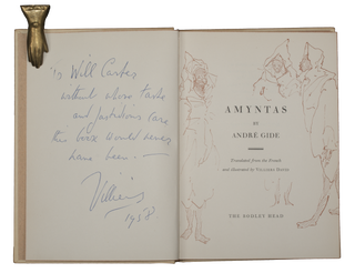Item #73 Amyntas.; Translated from the French and illustrated by Villiers David. WILL CARTER...