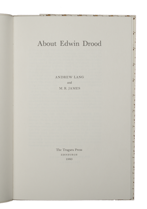 About Edwin Drood.