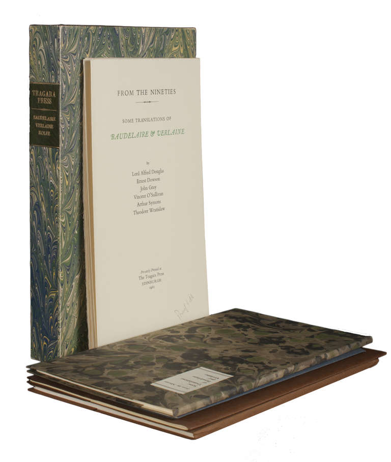 Item #94 From the Nineties | Some Translations of Baudelaire and Verlaine.; Paul Verlaine.; Frederick Rolfe and The Times.; Two Friends | Frederick Rolfe and Henry Harland. TRAGARA PRESS.